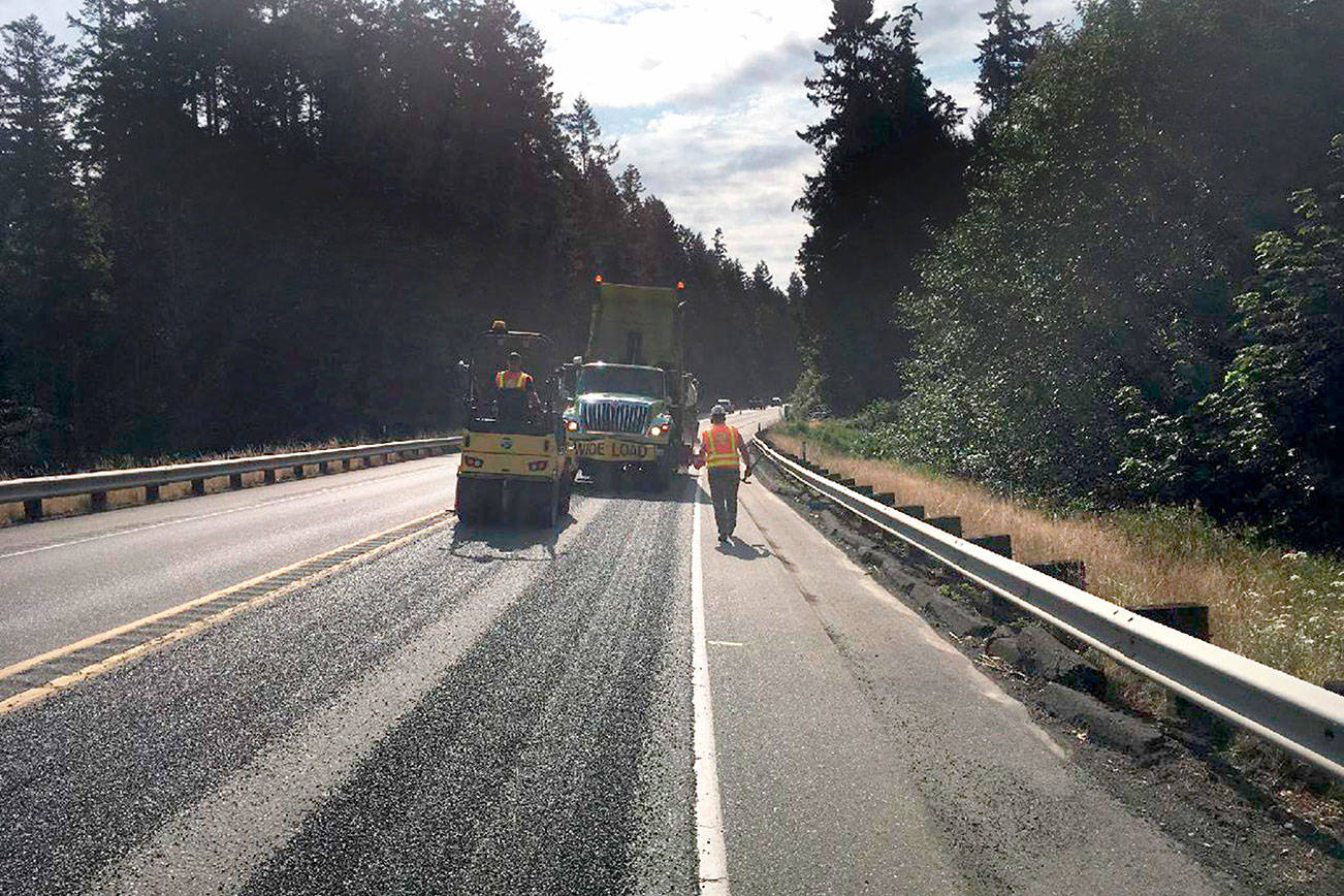 Roadwork continues on 101 near Discovery Bay