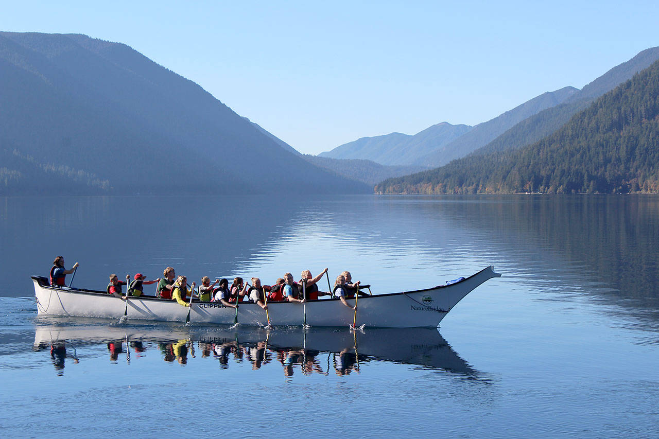 Port Angeles sixth-graders take part in the NatureBridge program in 2018. (NatureBridge)