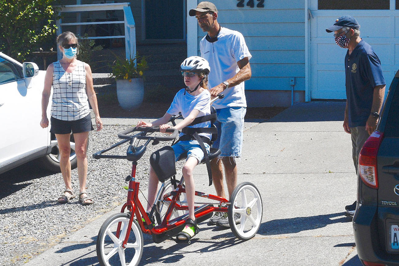 Sequim Noon Rotary provides adaptive bike steering bar