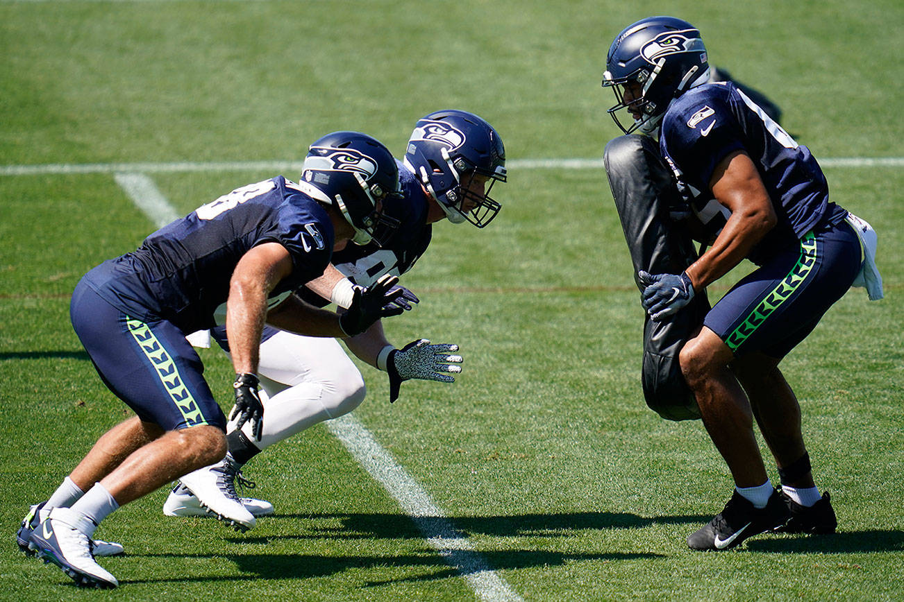 SEAHAWKS: Talented tandem of Olsen and Dissly at tight end