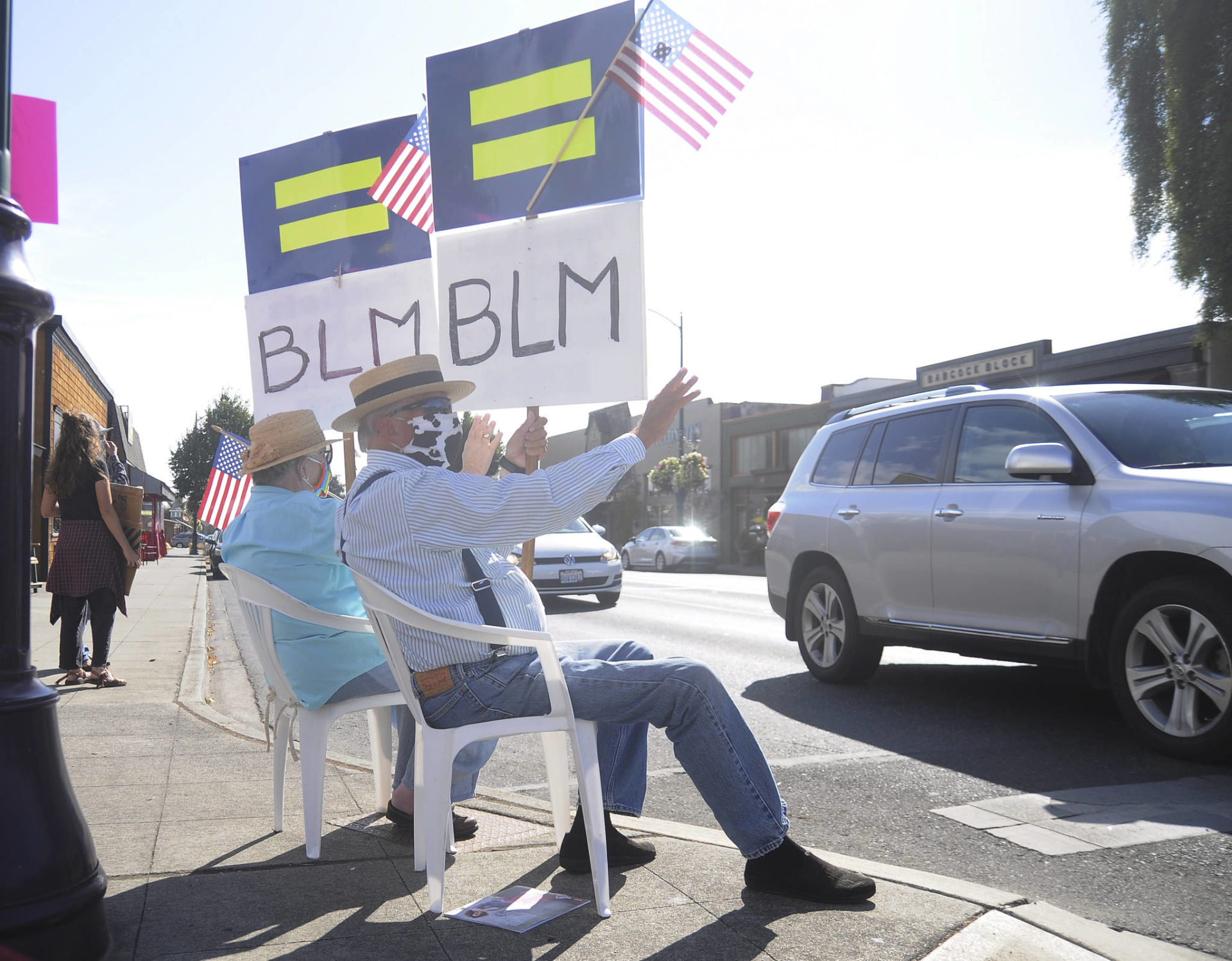 Black Lives Matter protest in downtown Sequim Peninsula Daily News