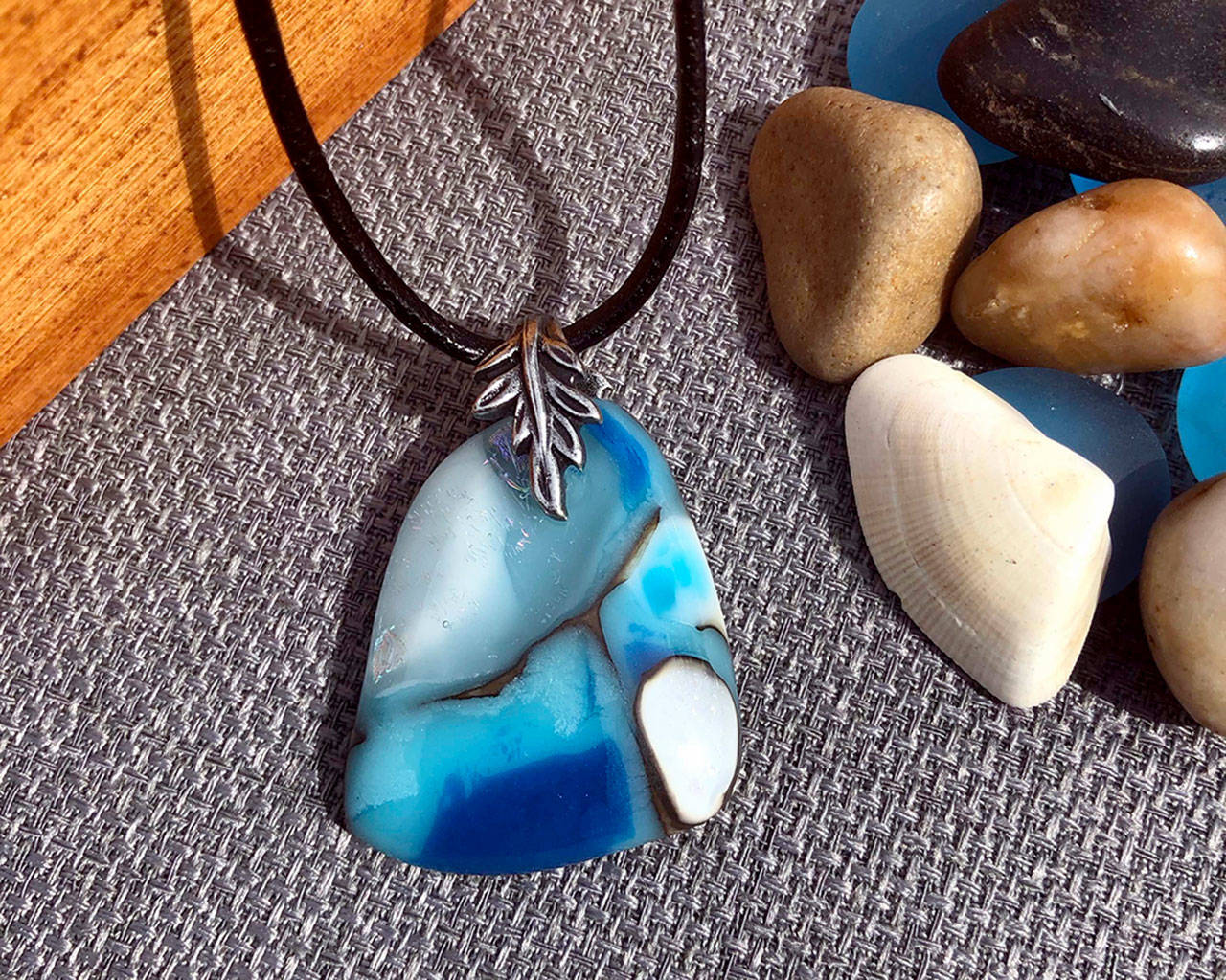 Necklaces by Mara Mauch, Pamela Raine and Linda Henderson will be part of the Port Ludlow Art League’s show of Artists of the Month, which include seven jewelers. (Mara Mauch)