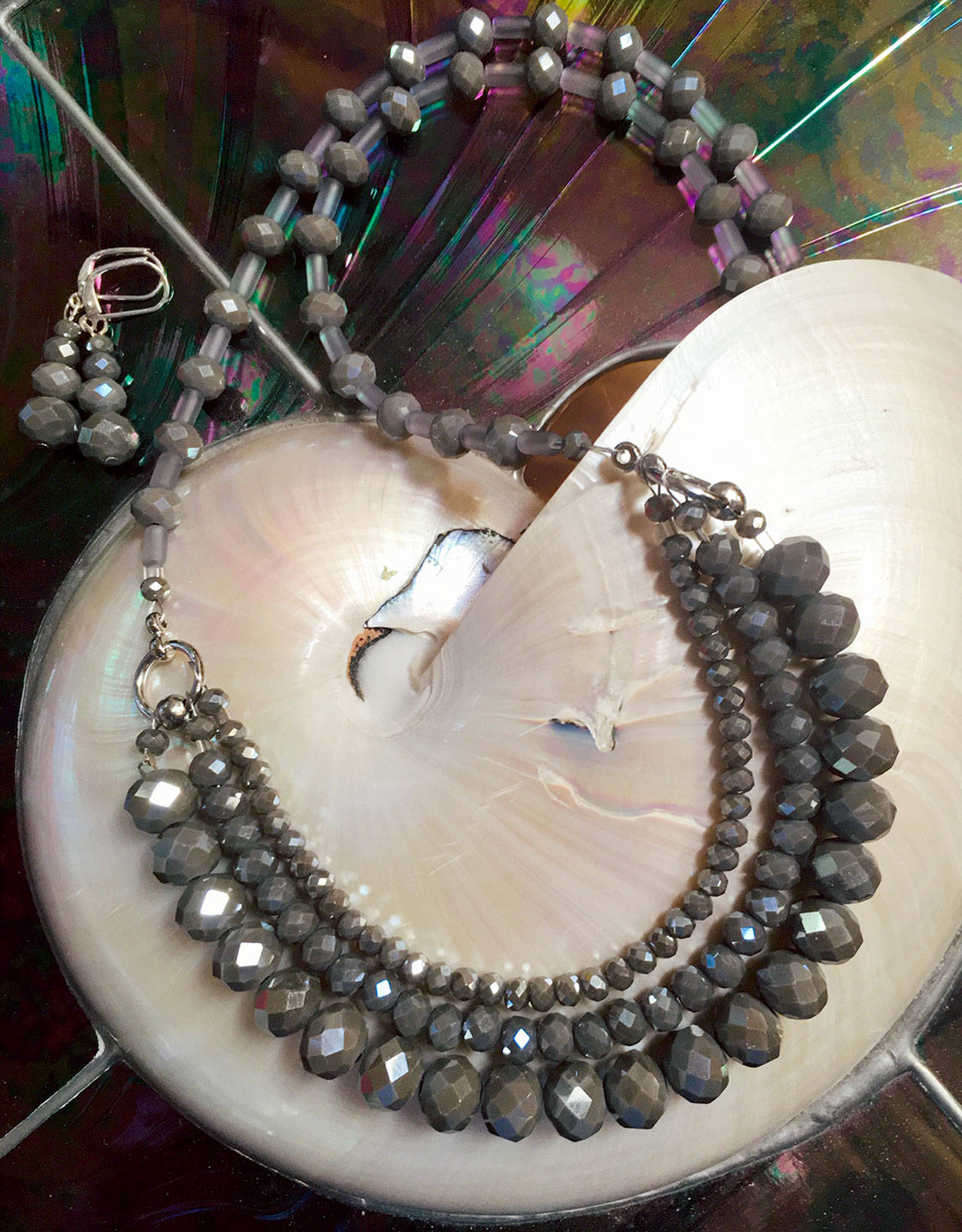 Necklaces by Mara Mauch, Pamela Raine and Linda Henderson will be part of the Port Ludlow Art League’s show of Artists of the Month, which include seven jewelers. (Pamela Raine)