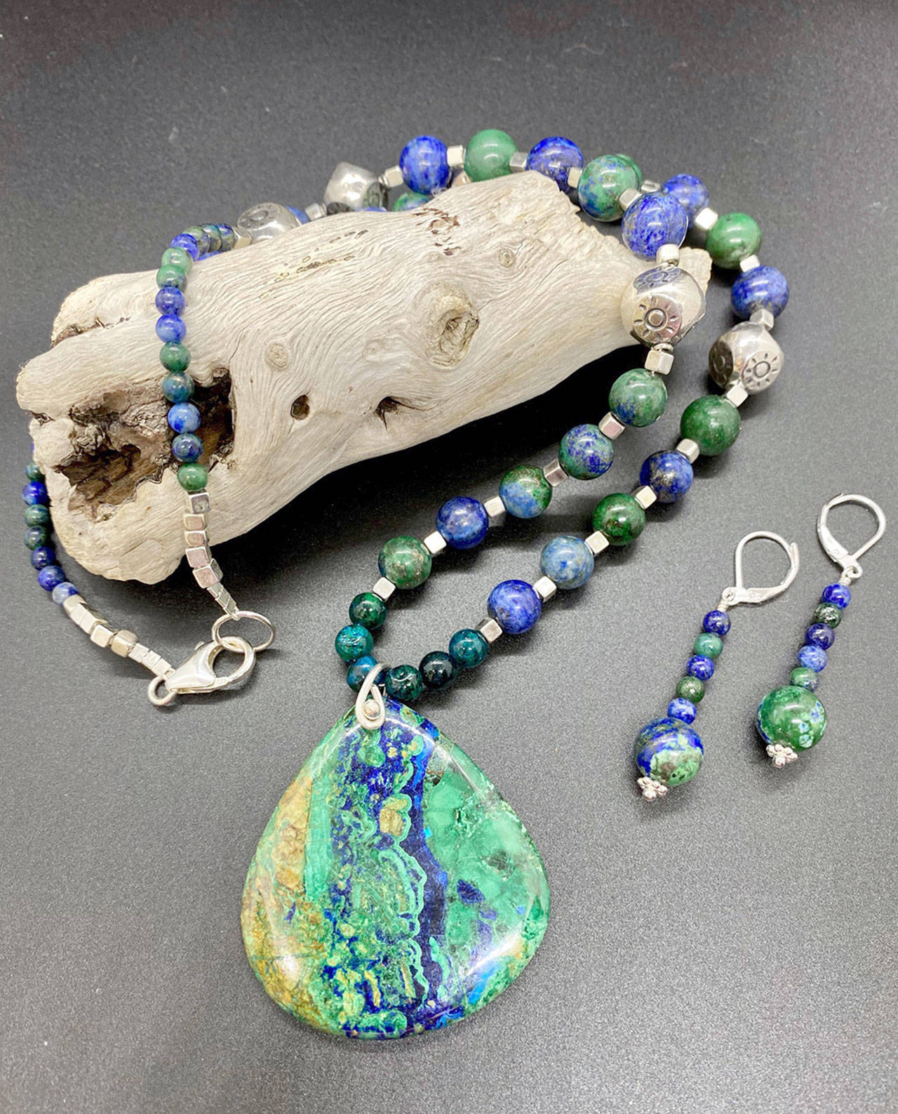 Necklaces by Mara Mauch, Pamela Raine and Linda Henderson will be part of the Port Ludlow Art League’s show of Artists of the Month, which include seven jewelers. (Linda Henderson)