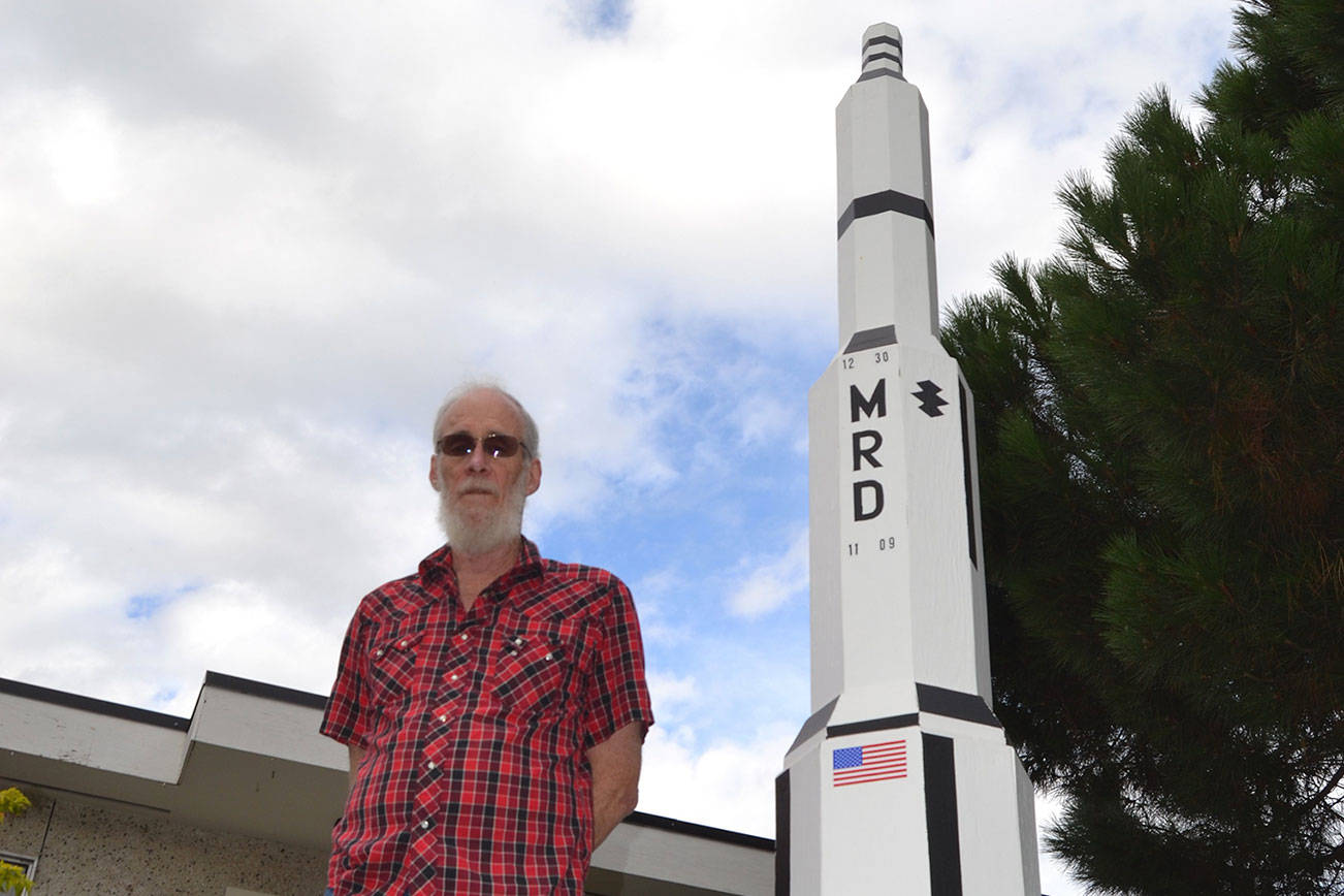 Woodworker adorns his lawn with creations