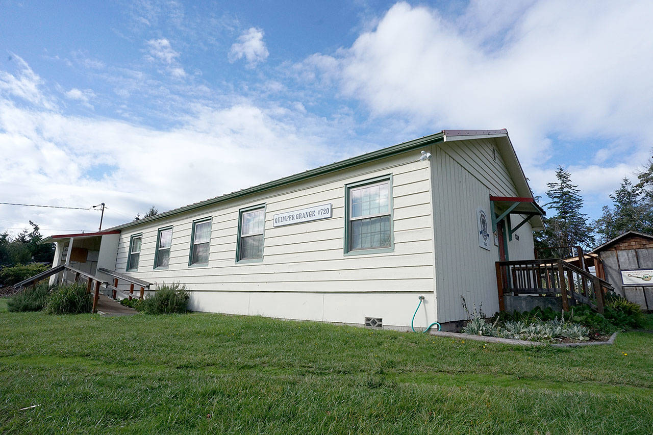 Organizers for the Quimper Grange, a Port Townsend nonprofit, are seeking a $5,000 grant from the Jefferson Community Foundation to pay for a ventilation system that will allow it to reopen at 30 percent capacity, or 45 people. (Nicholas Johnson/Peninsula Daily News)