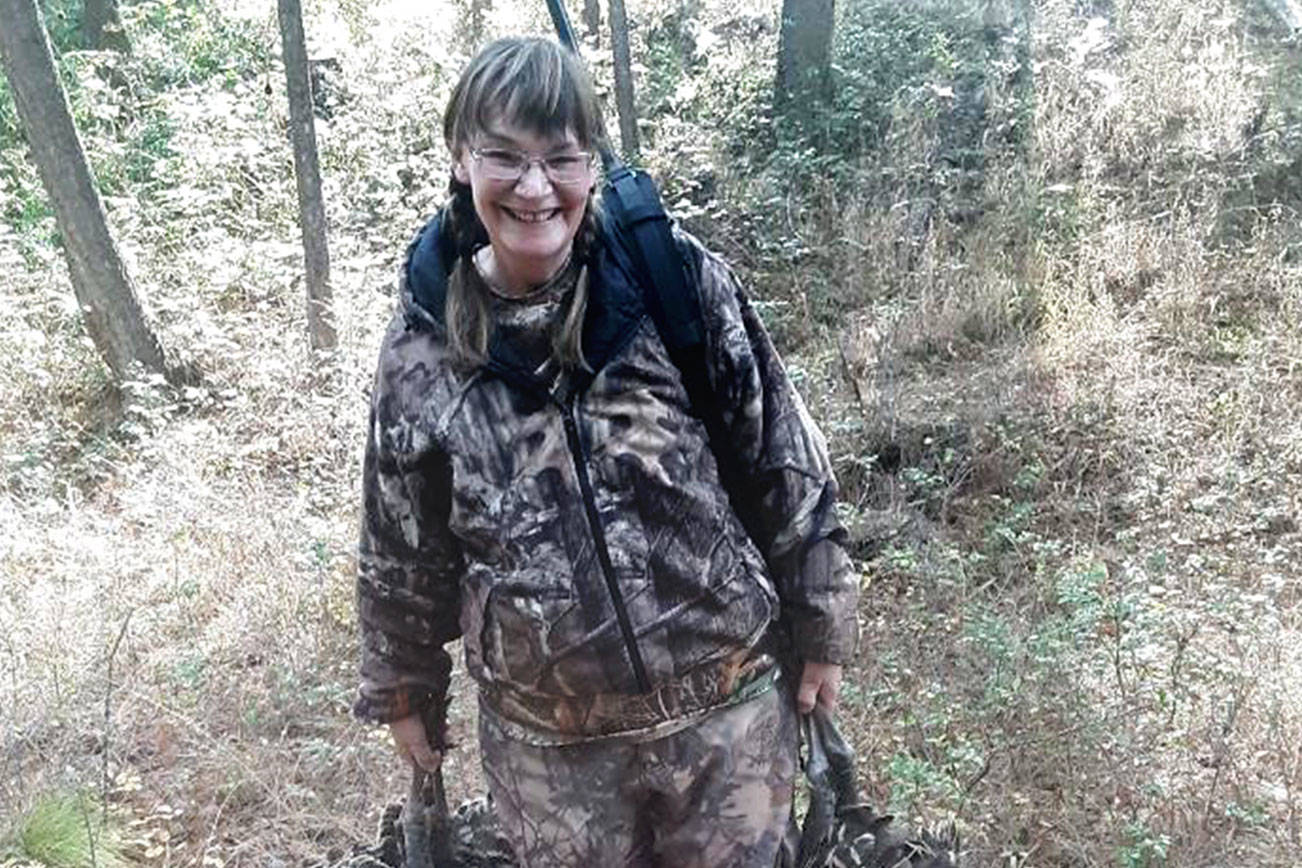 Port Angeles' Cookie Singhose-Allison bagged three turkeys during a recent hunting trip in the northeastern part of the state. Singhose-Allison said her family is all set for Thanksgiving after the successful trip.