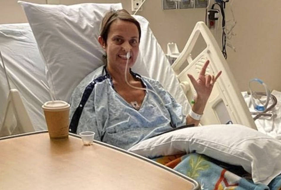 Sequim resident Melissa Smith is all smiles following lungs and liver transplant surgery in October.