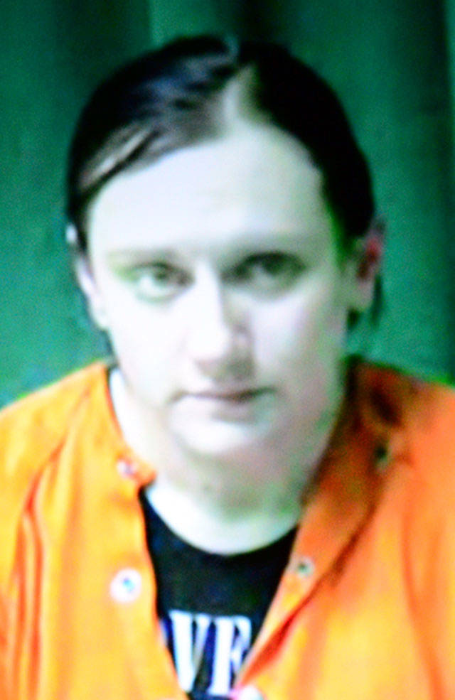 Kallie Ann LeTellier, 36, appears via video in Clallam County Superior Court. She pleaded guilty to her role in a December 2018 murder and has been sentenced to 35 years in prison.