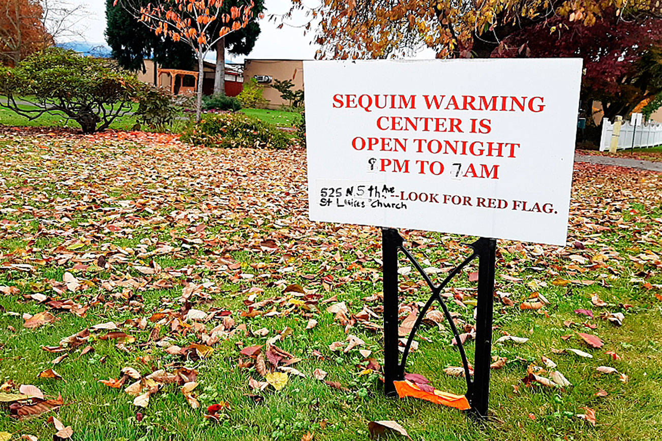 The Sequim Warming Center at St. Luke’s Episcopal Church is open evenings this fall and winter when predicted temperatures fall to 35 degrees or colder. Michael Dashiell/Olympic Peninsula News Group