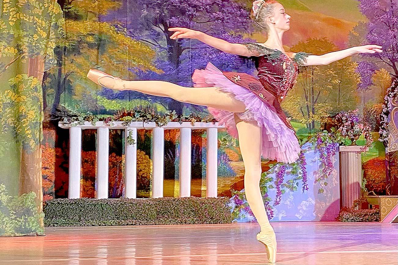 Kimberly Braun of Port Angeles, a baby mouse in her first "Nutcracker" some 15 years ago, is the Sugar Plum Fairy in "Nutcracker: The Movie," premiering this weekend at Port Townsend's Wheel-In Motor Movie. (The Ballet Workshop)