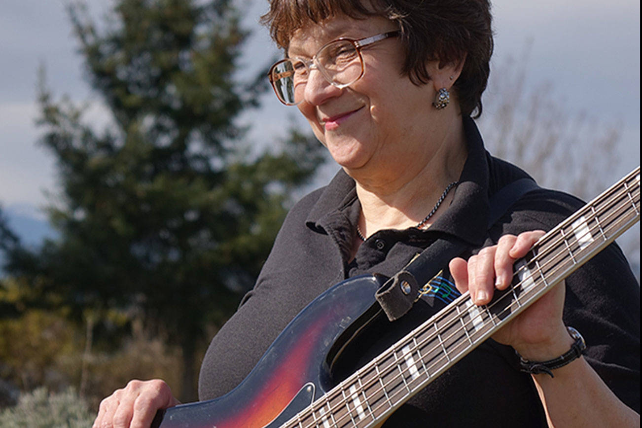 Vocal Masters instructor Elaine Gardner-Morales, also a bass player, has created an online Peninsula College course for singers to explore jazz, country and pop music.   (Philip D. Lusk/For Peninsula Daily News)