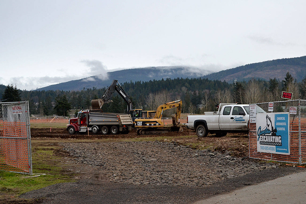Crews broke ground on the proposed medication-assisted treatment (MAT) facility three weeks ago, according to leaders with the Jamestown S’Klallam Tribe. A virtual hearing on an appeal is scheduled for 9 a.m. Jan. 14. (Matthew Nash/Olympic Peninsula News Group)