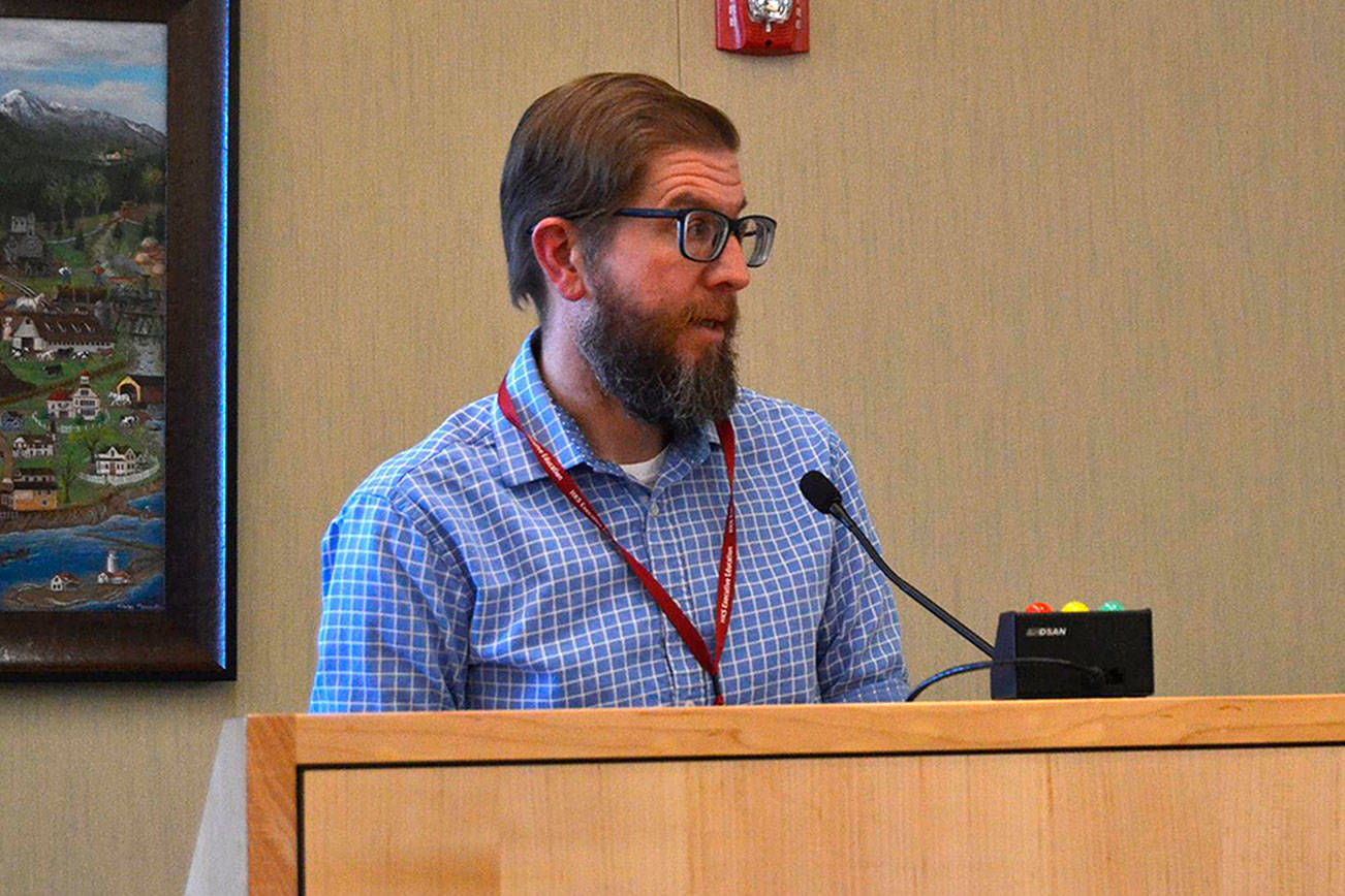 Sequim City Manager Charlie Bush, seen here in March 2020, will no longer be city manager after City Council members voted 4-2 Monday to accept his resignation. The reasons for resignation were not made public as of Monday night. (Matthew Nash/Olympic Peninsula News Group)