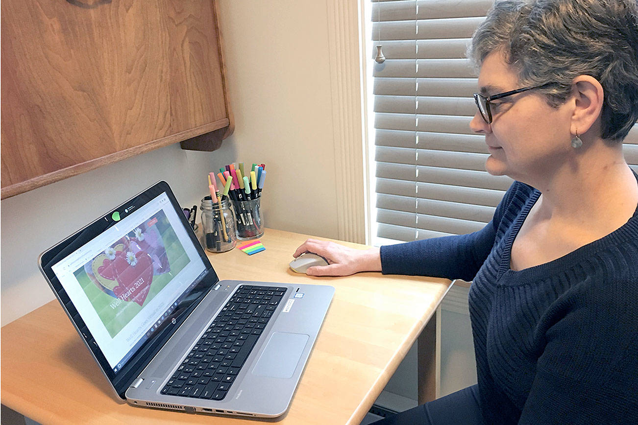 The Jefferson Healthcare Foundation's Kris Becker codesigned the new Well Hearts website offering a guided meditation, an art class and other heart health-oriented activities. (Photo courtesy of the Jefferson Healthcare Foundation)
