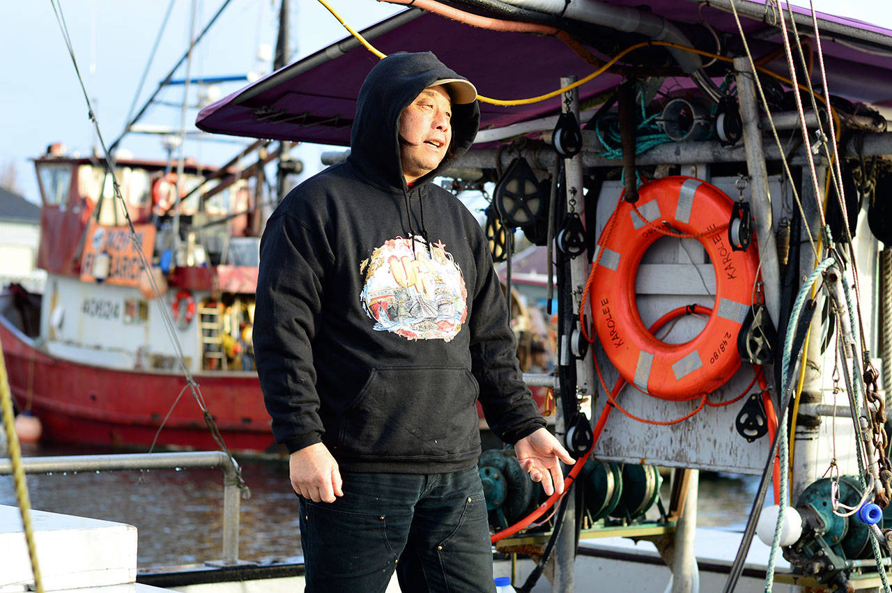 Joel Kawahara is a longtime fisherman out of Port Townsend, and one who hopes for a solution to the Snake River dams struggle. (Diane Urbani de la Paz/Peninsula Daily News)