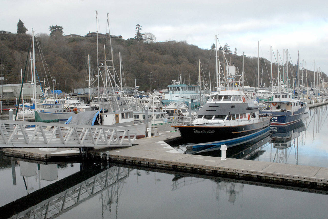 Port Angeles Boat Haven, shown on Saturday, is scheduled for impovements by the Port of Port Angeles. (Keith Thorpe/Peninsula Daily News)