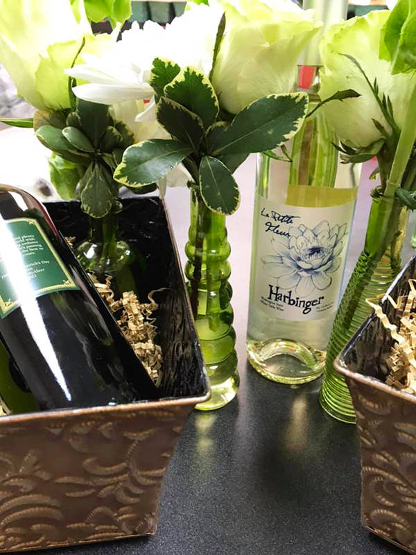 Hundreds of baskets boasting a selection of local wine, chocolates and flowers made their way throughout the Sequim and Port Angeles areas.