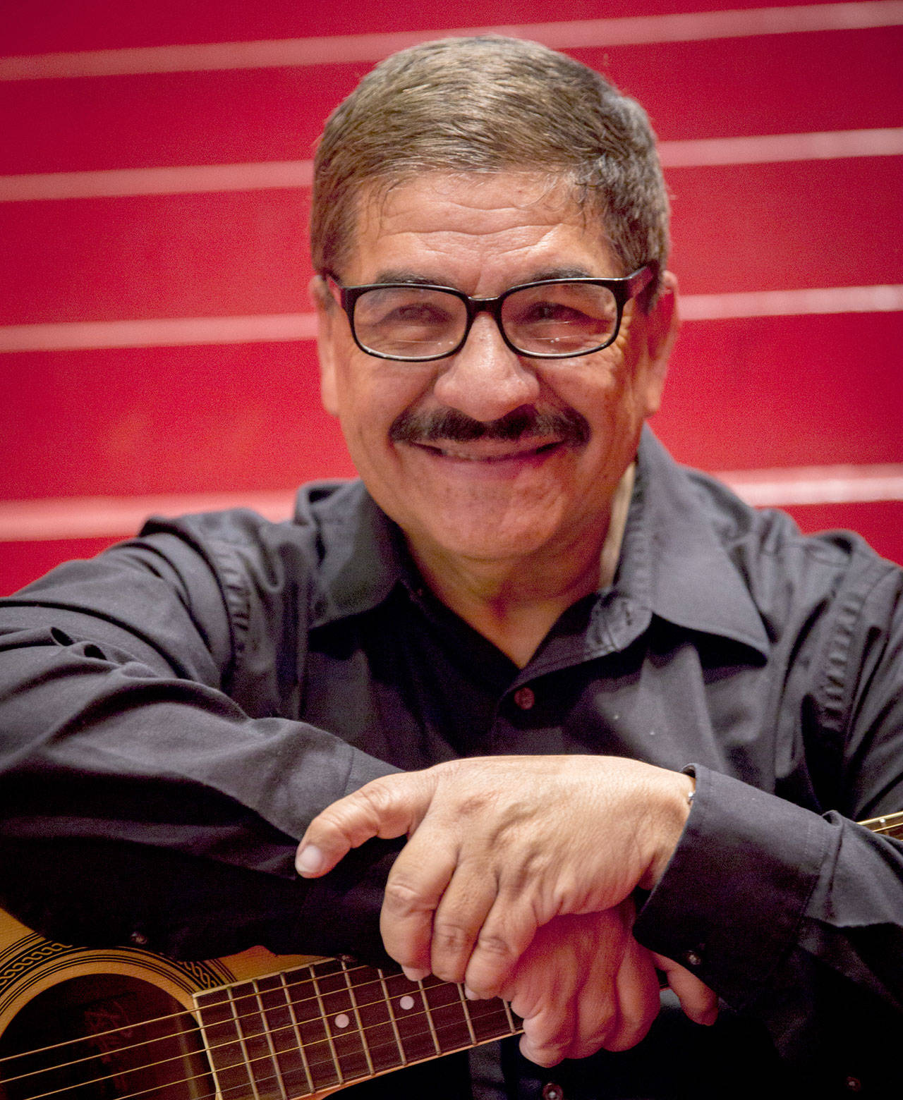 Bilingual childrens performer Marco Cortes helps North Olympic Library System patrons celebrate Día de los Niños/Día de los Libros – Childrens Day/Book Day in late April. Submitted photo