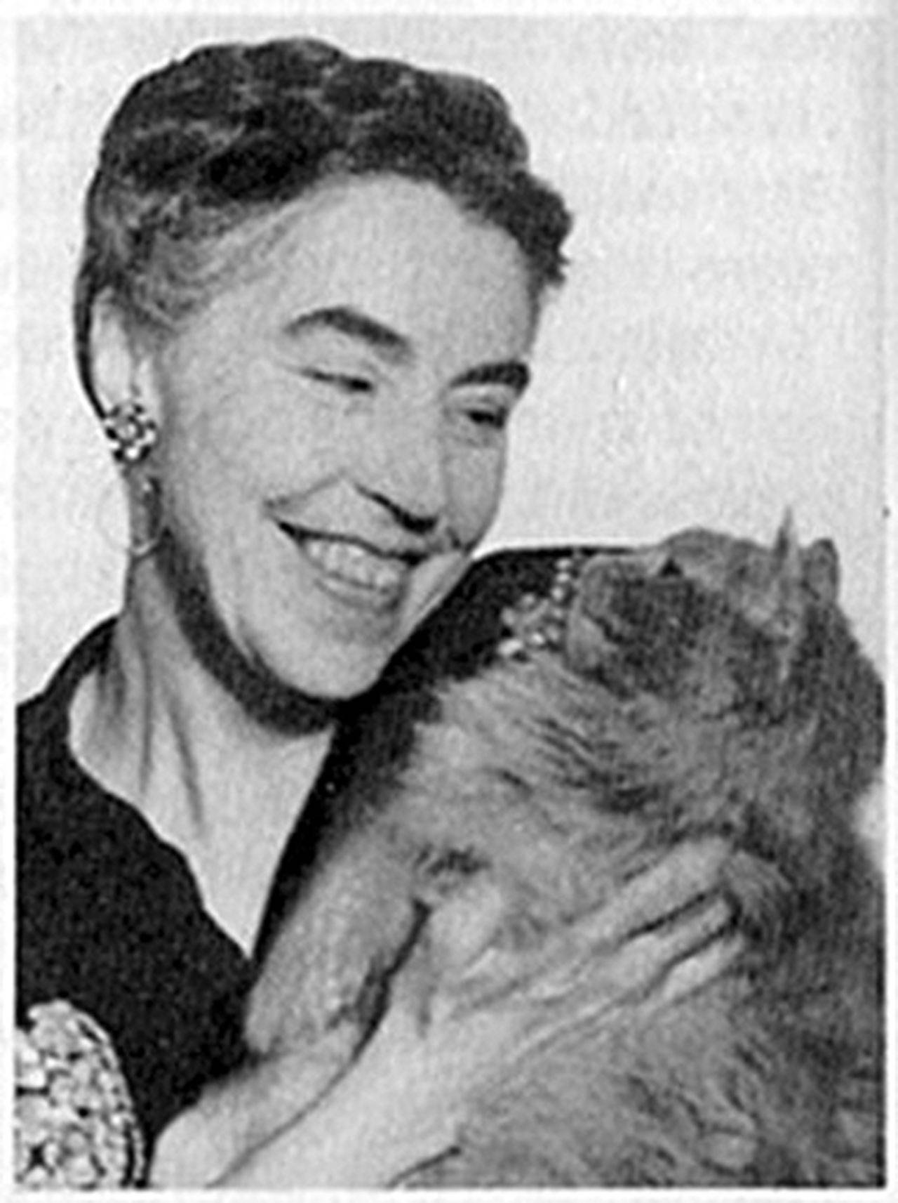 Lois Crisler in 1949. (Ernest Kassowitz)
