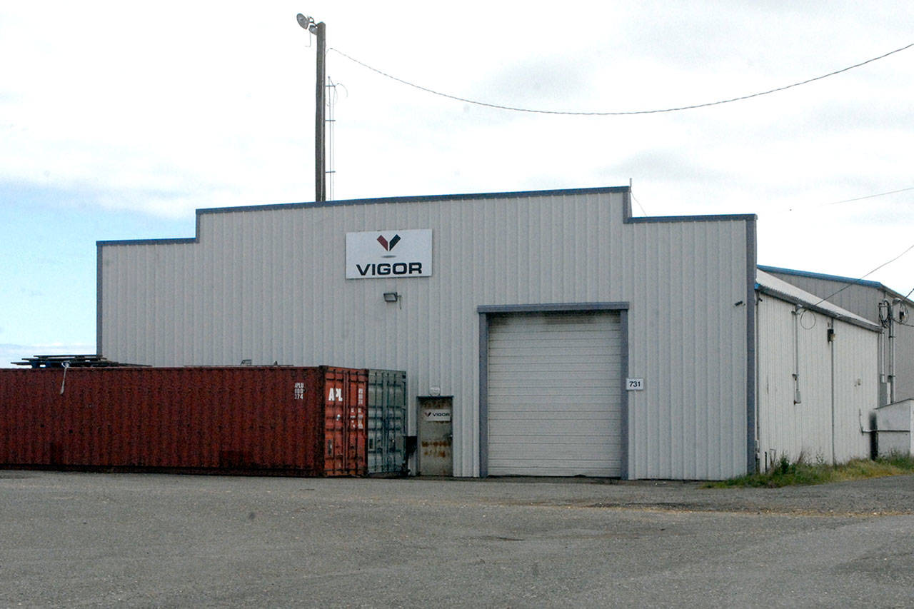 Keith Thorpe/Peninsula Daily News
Vigor Industrial, pictured on Saturday, plans to close its Port Angeles topside-repair operations in July.