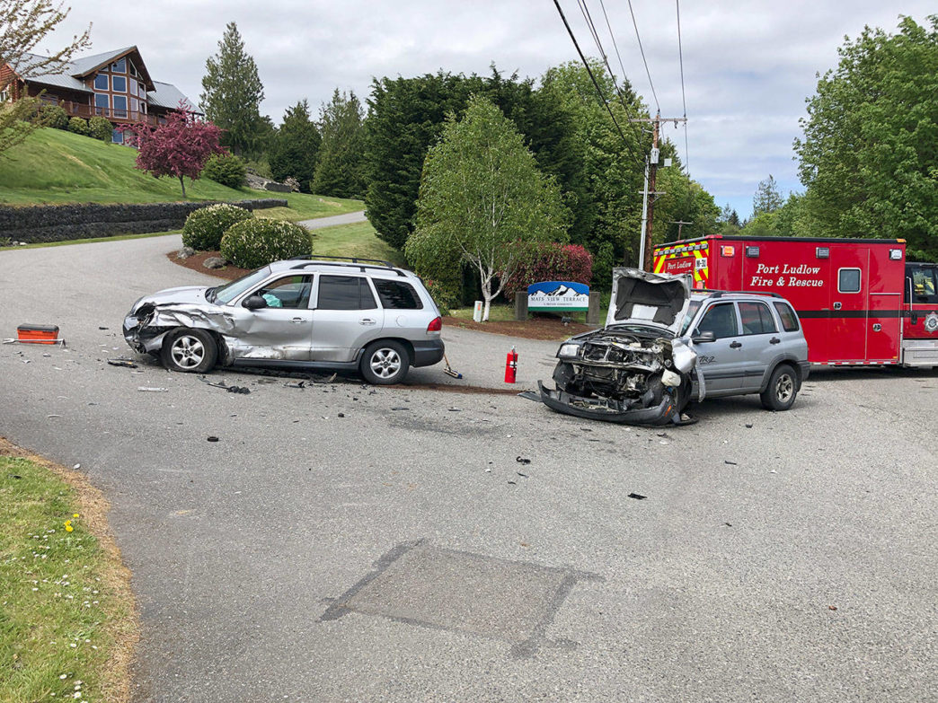 Two hurt in Oak Bay Road crash Peninsula Daily News