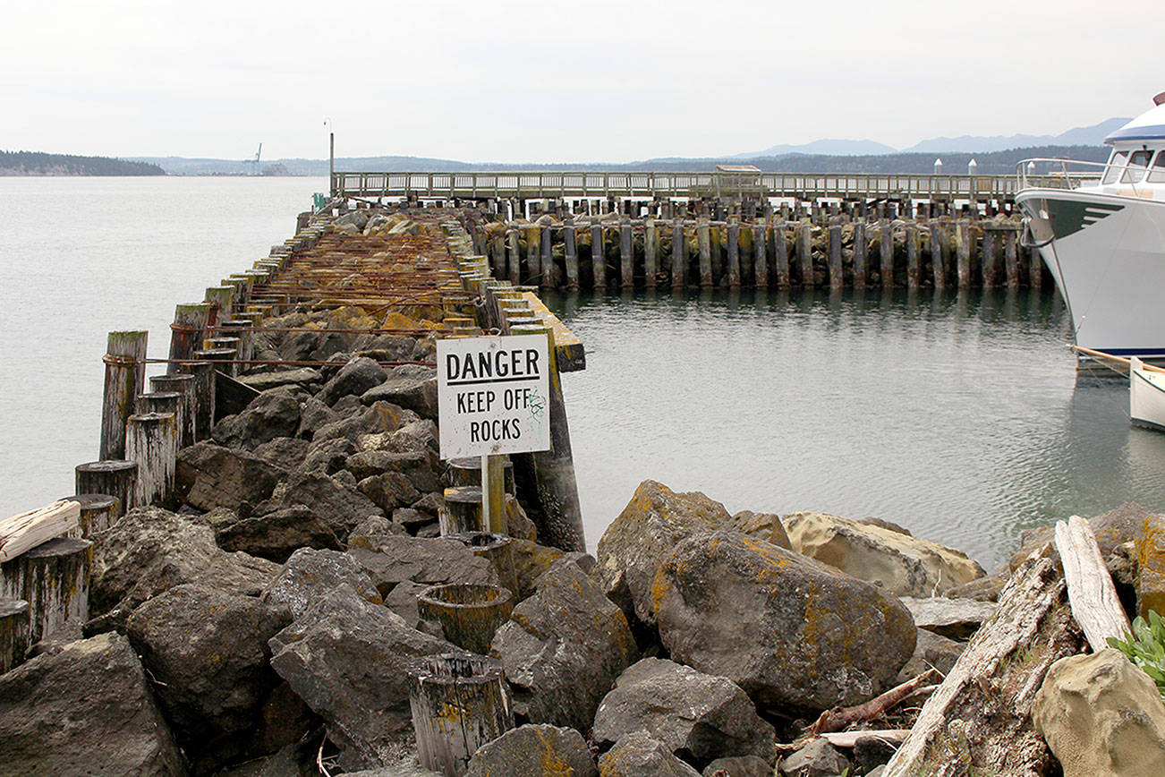 The Port of Port Townsend will receive $1 million from the state Legislature to assist with the $15 million in costs needed for repairs of the jetties. The port also is getting $2.05 million for the Boat Haven stormwater system and $540,000 for the Gardiner boat launch. (Zach Jablonski/Peninsula Daily News)