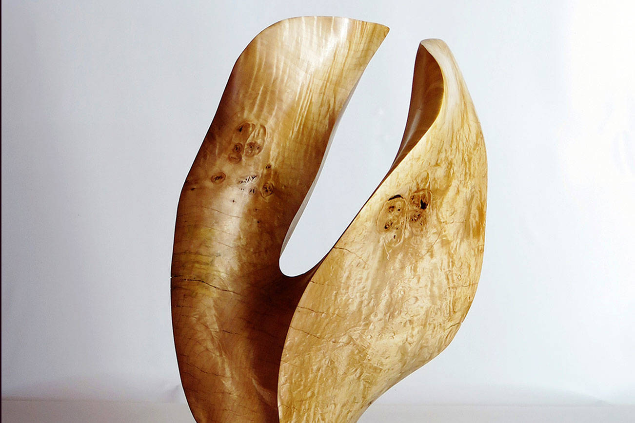 "Dynamic Balance of LIght," is among the sculptures Randel Leek is showing at Northwind Art Gallery.