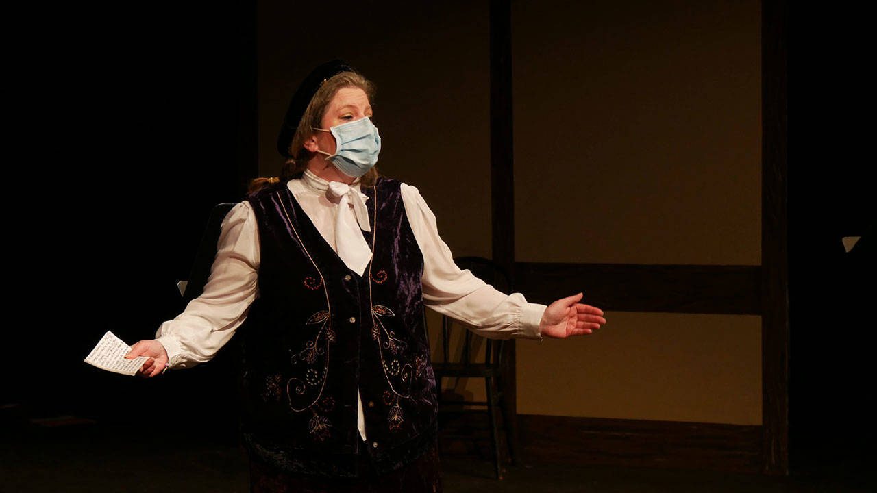 New to the Olympic Theater Arts scene, actress Tara Dupont plays the director in the next production of ?? Dr.  Watson's workshop.  Photo courtesy of Olympic Theater Arts