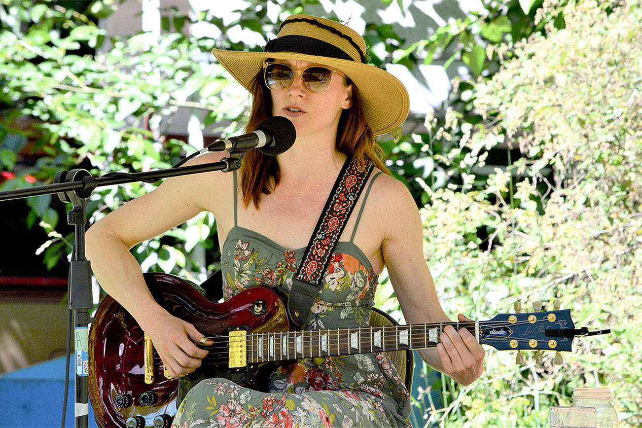 Abakis, a singer-songwriter from Port Townsend, brings her vintage folk and pop to the second show in Port Angeles' Concerts on the Pier series. (Diane Urbani de la Paz/Peninsula Daily News)