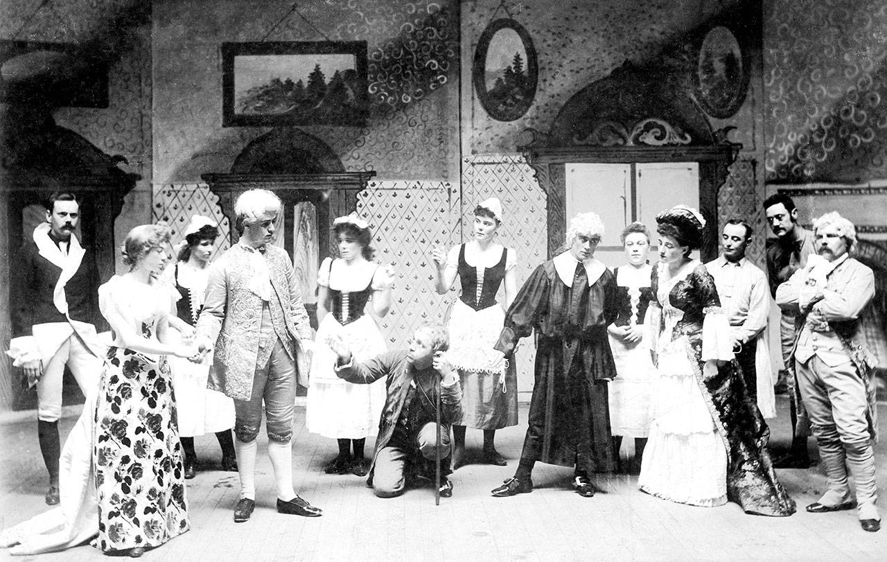 Cast members in “The Chimes of Normandy” operetta. (Courtesy of North Olympic History Center)