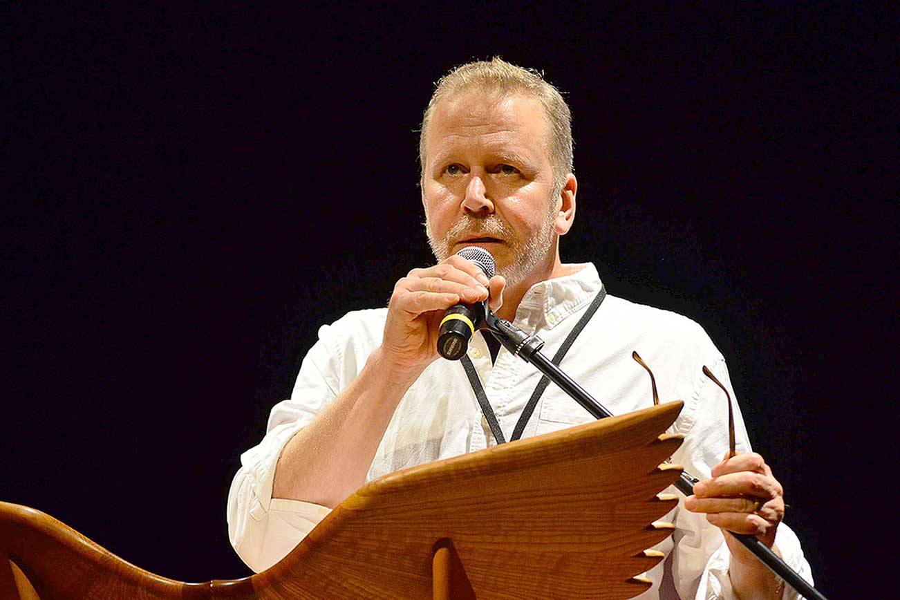 Novelist and Port Townsend Writers Conference Artistic Director Sam Ligon is among the authors who will give free readings online this week. (Diane Urbani de la Paz/Peninsula Daily News)