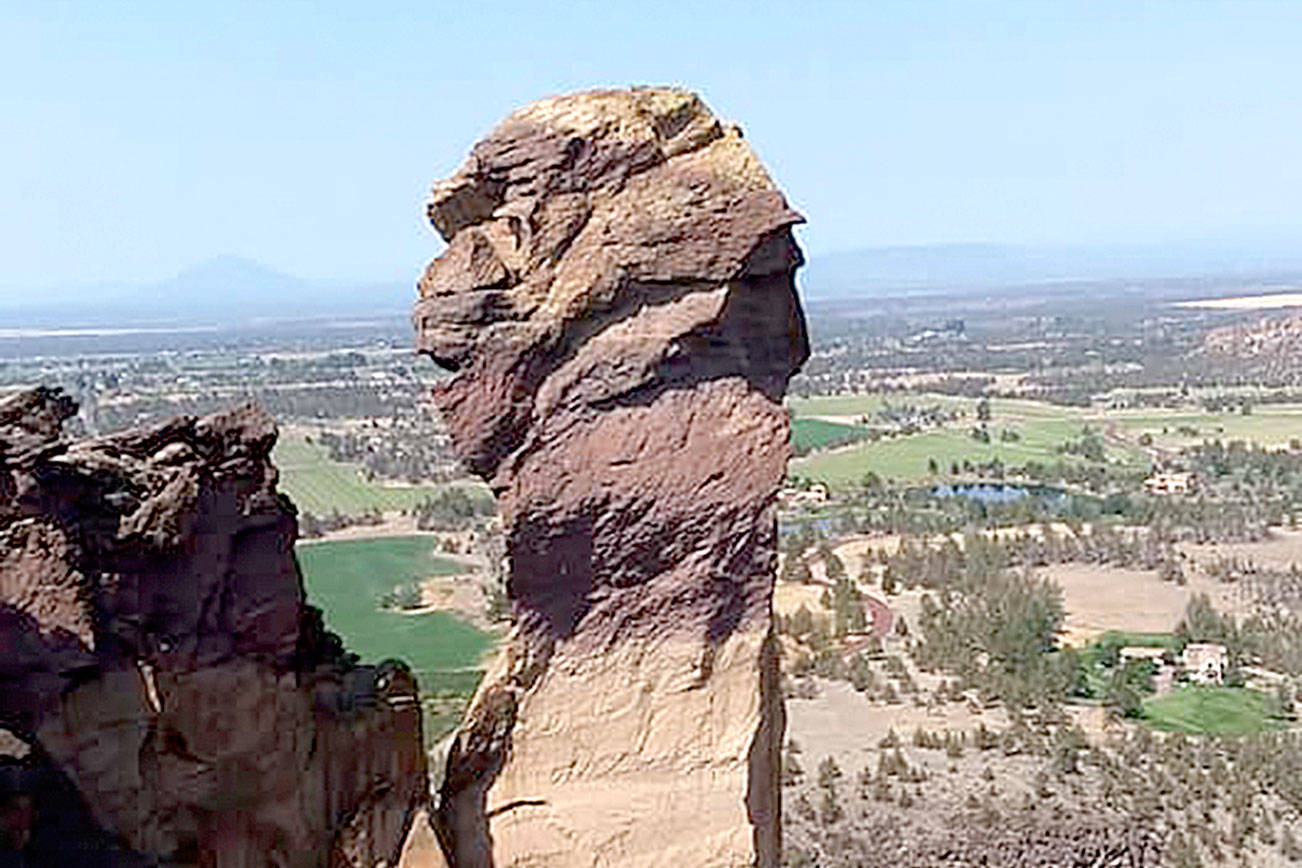 Monkey Face at Smith Rock State Park.
(Pierre LaBossiere/Peninsula Daily News)
