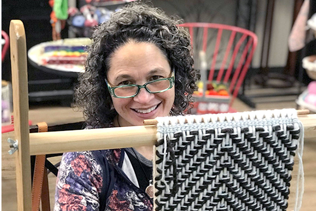 Weaver Susan Pavel is the presenter in the First Friday Speaker Series program this Friday evening. The Jefferson County Historical Society event highlights “The Art of Making,” and local craftspeople of many disciplines. (photo courtesy Jefferson County Historical Society)