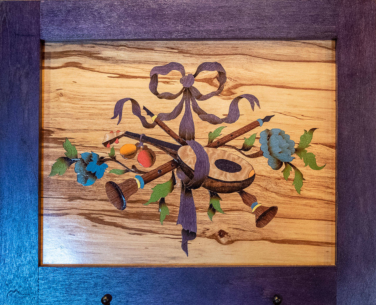 “Marquetry” by Steve Portner, whose work will be on display at ARTjam on Sept. 4 and 5. Submitted art