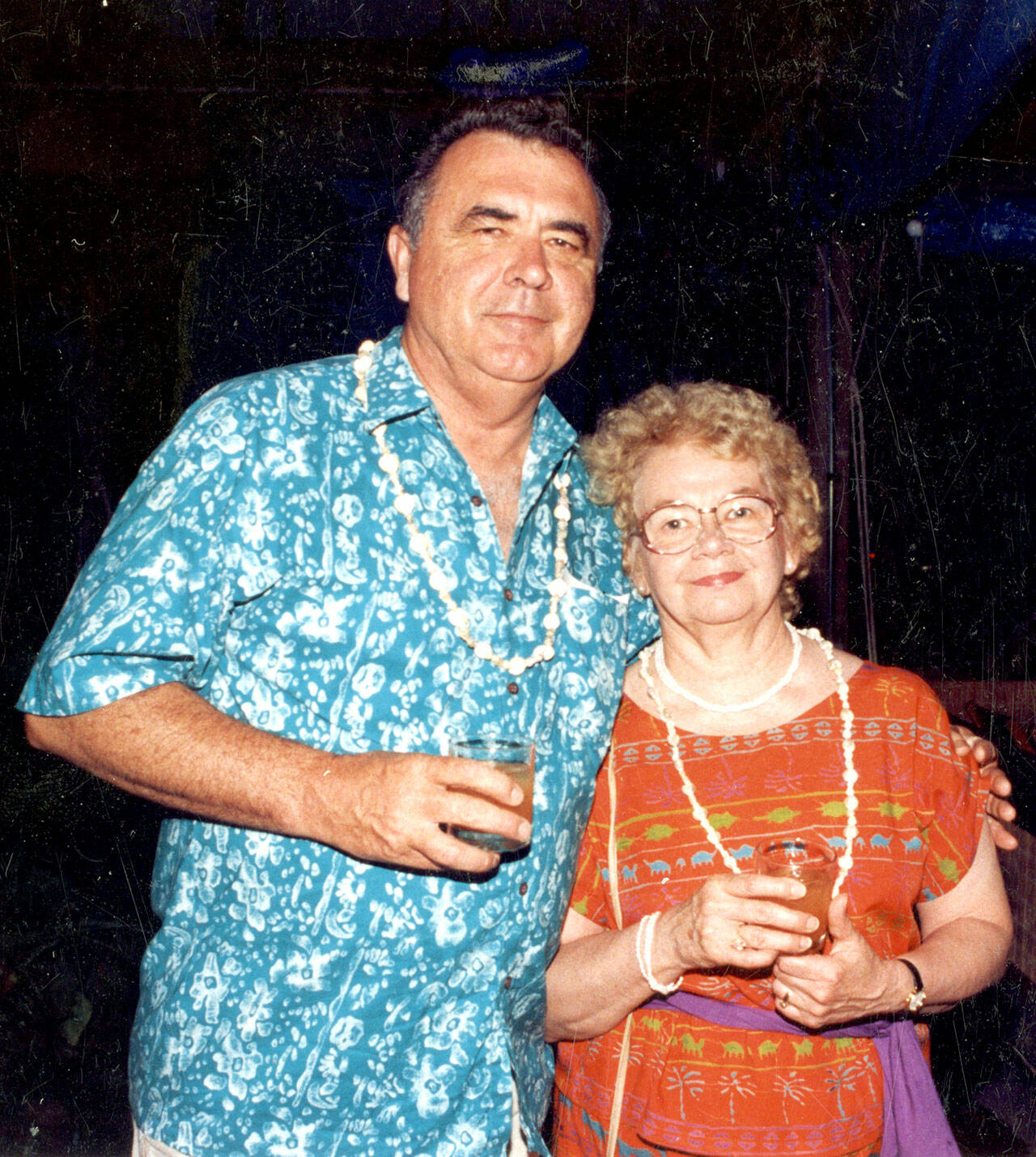 Chuck and Irene Lukey, pictured in 1990, first met circa 1955 outside Port Angeles’ Lincoln Theater, and they married soon after. (Photo courtesy of Mark Lukey)