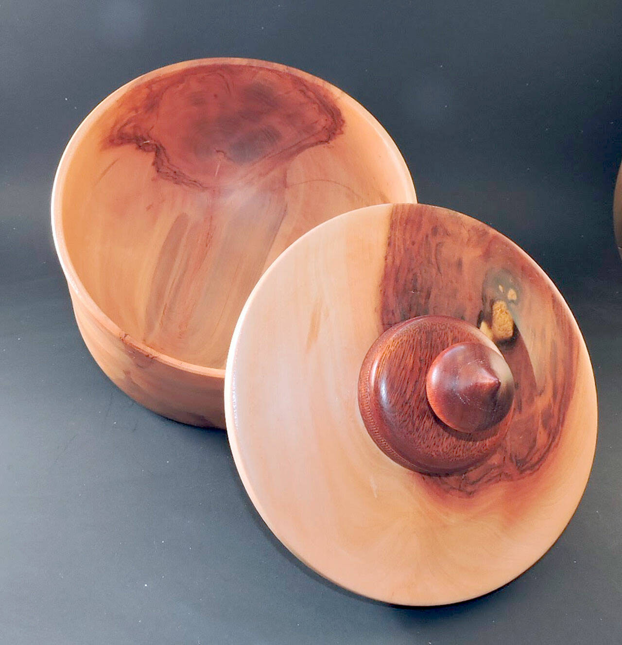 Jim Conway’s wood turning makes art of functional objects.