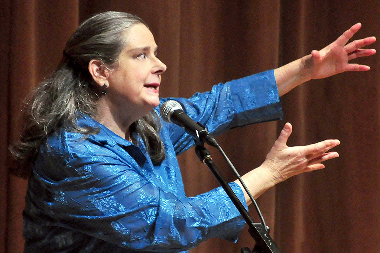 Beth Horner, a National Storytelling Network Oracle Award winner, will teach a master class and give livestreamed performances during the Forest Storytelling Festival this weekend. (Photo by Julie Curry)