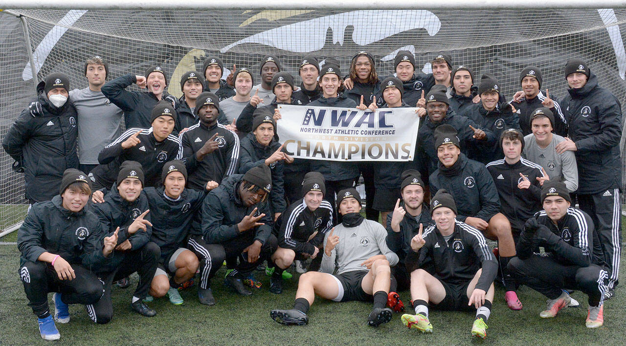 Peninsula College men’s soccer team returned home with the NWAC North Region Championship, having earned the title in a physical 0-0 draw with Whatcom on Wednesday night. The Pirate men will host a quarterfinal playoff match at home, likely on Nov. 6.