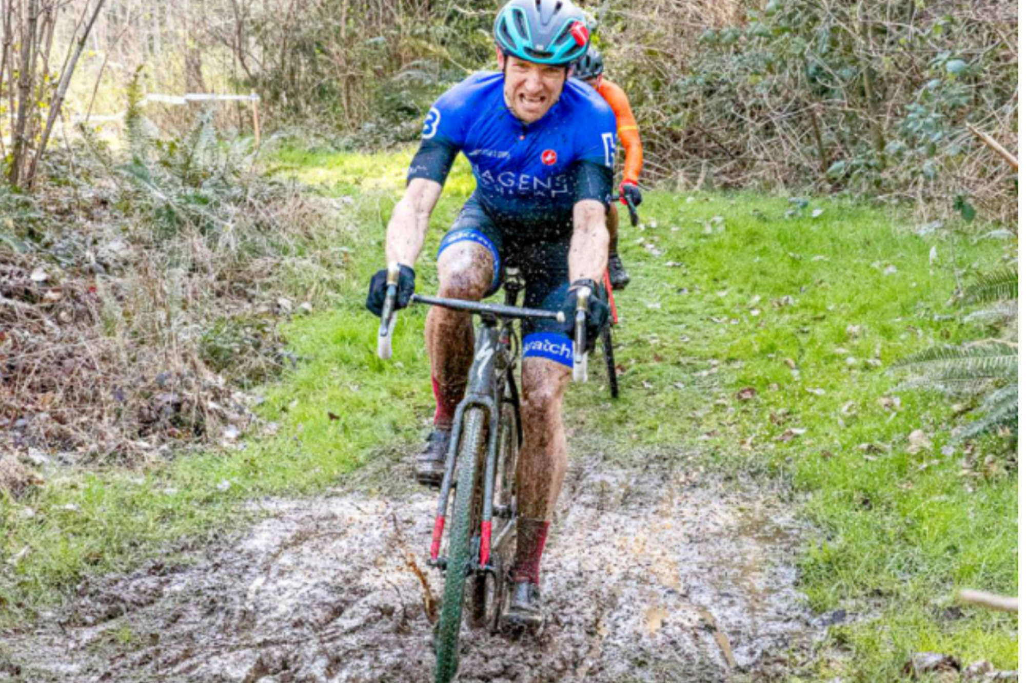 Matt Sagen/Cascadia Films
A competitor takes on the mud at Extreme Sports Park in March during a demonstration cyclocross race. The real deal put on by Peninsula Adventure Sports is coming back to ESP on Saturday and Sunday.