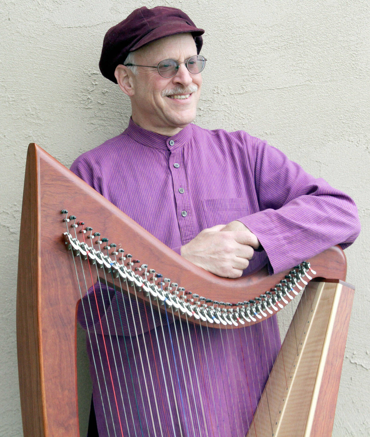 Harpist David Michael’s latest album is available for free streaming. (Photo courtesy Jesse Allen)