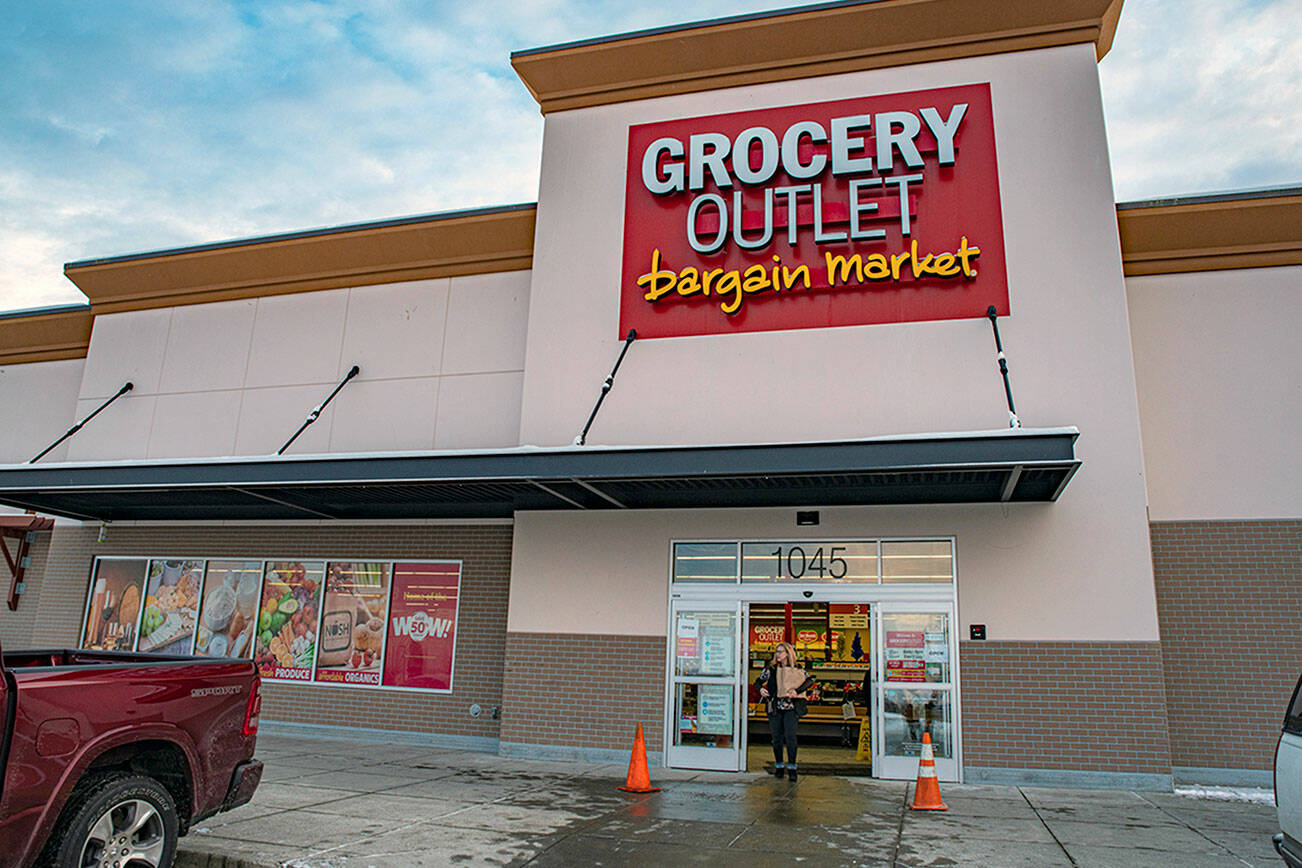 Operators of Sequim’s Grocery Outlet Bargain Market plan to cease sales Saturday. (Emily Matthiessen / Olympic Peninsula News Group)