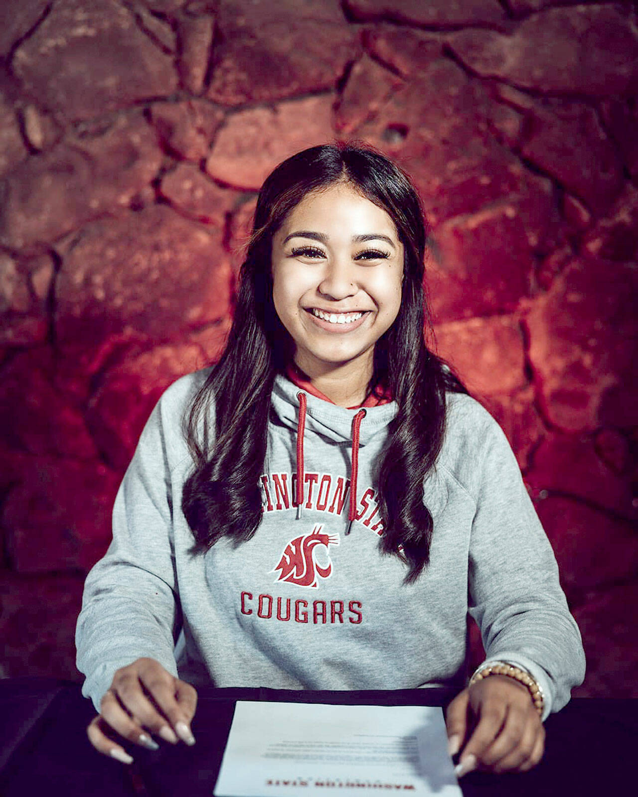 Peninsula College goalkeeper Musuai Isaia has signed a letter of intent to continue her soccer career at Washington State University.