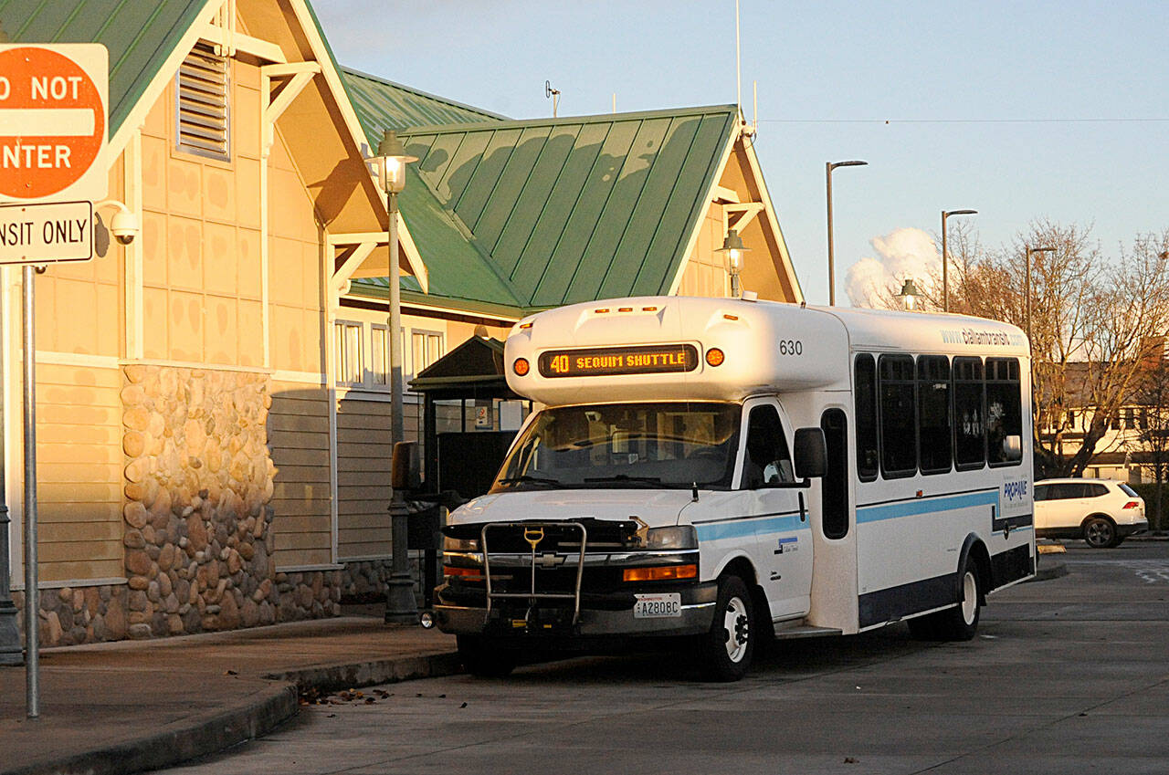 Clallam Transit leaders report that, in 2020 and 2021, exclusions have gone above pre-pandemic levels, with transit operators issuing exclusions for misbehavior, mostly nuisances, while at transit facilities or while riding on a bus across Clallam County. (Matthew Nash/Olympic Peninsula News Group)