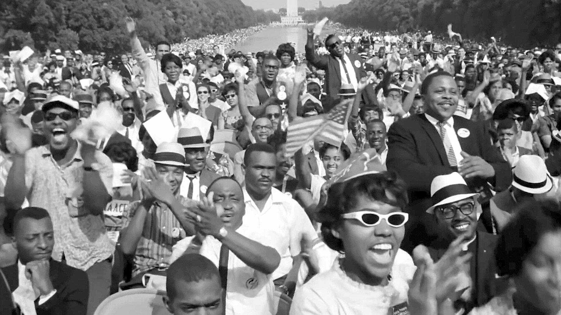 Scenes from the Civil Rights Movement are part of "MLK/FBI," the free community film to screen at the Rose Theatre on Martin Luther King Jr. Day this Monday.  (Photo courtesy IFC Films)