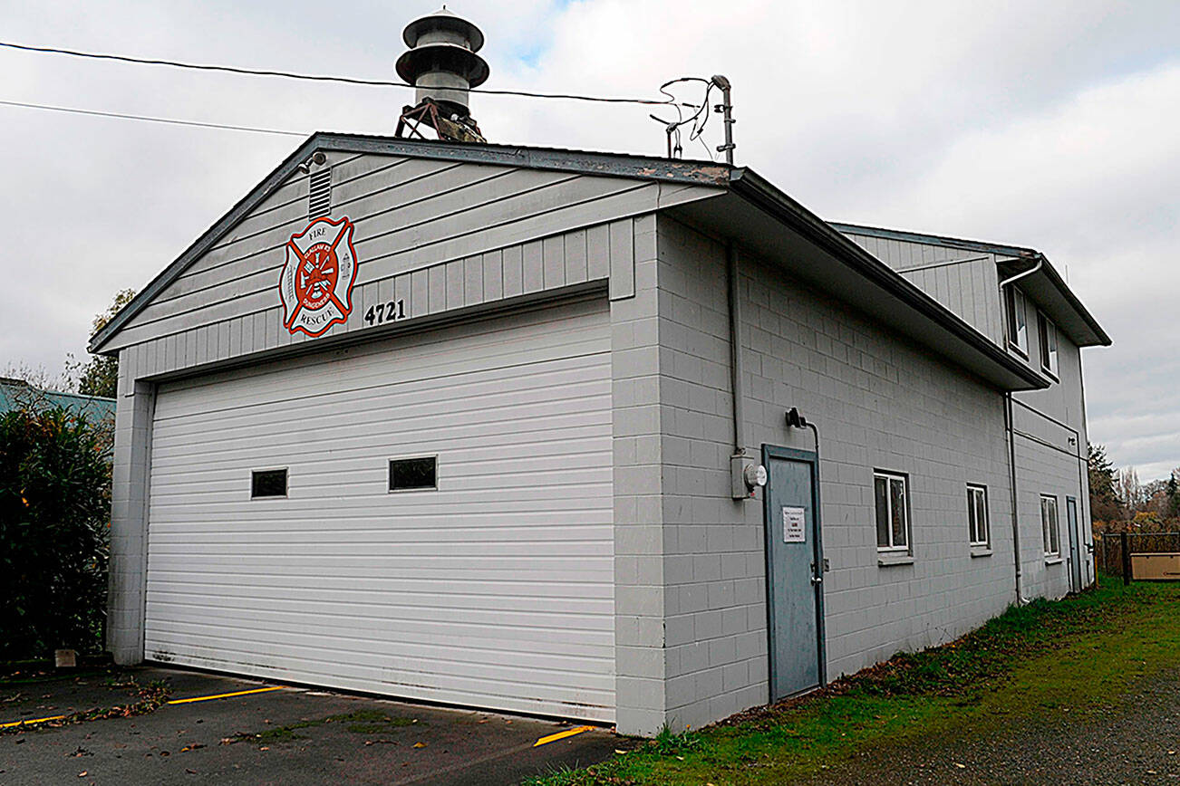 Clallam County Fire District 3 officials look to move Dungeness Station 31 east away from a flood and tsunami zone. They’ve begun recruiting an architect to design new stations for Dungeness and Carlsborg Station 33. Matthew Nash/Olympic Peninsula News Group