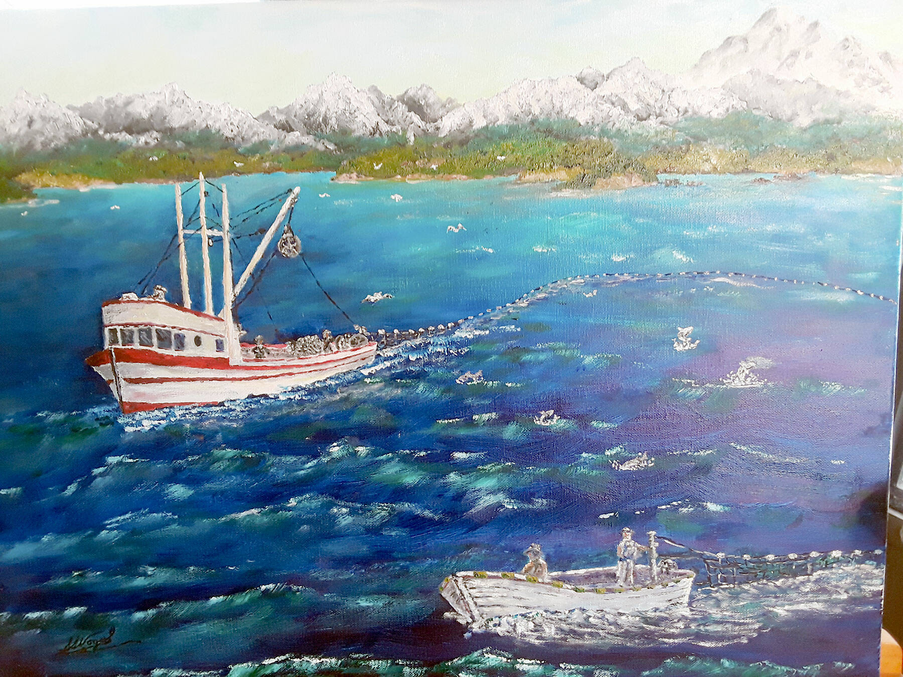 The Sequim Museum & Arts at 544 N Sequim Avenue featured artist in the Judith McInnes Tozzer Gallery is Dungeness resident Steve Vogel. Now retired, former Clallam County District “3 Fire Chief, graduated from the University of Washington with a BA in fine arts.