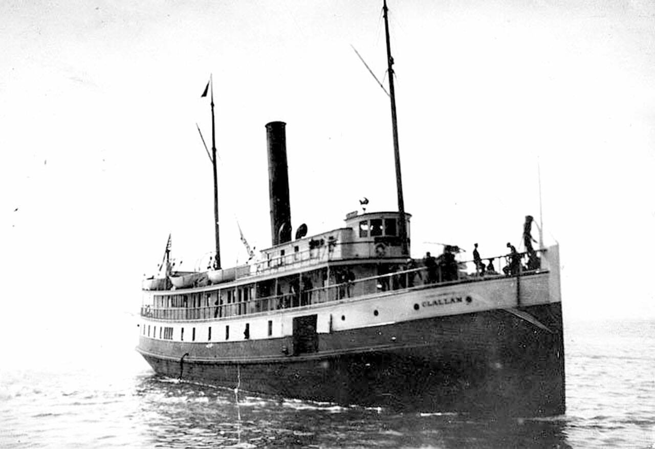 The SS Clallam (Courtesy of University of Washington Libraries / Special Collections)