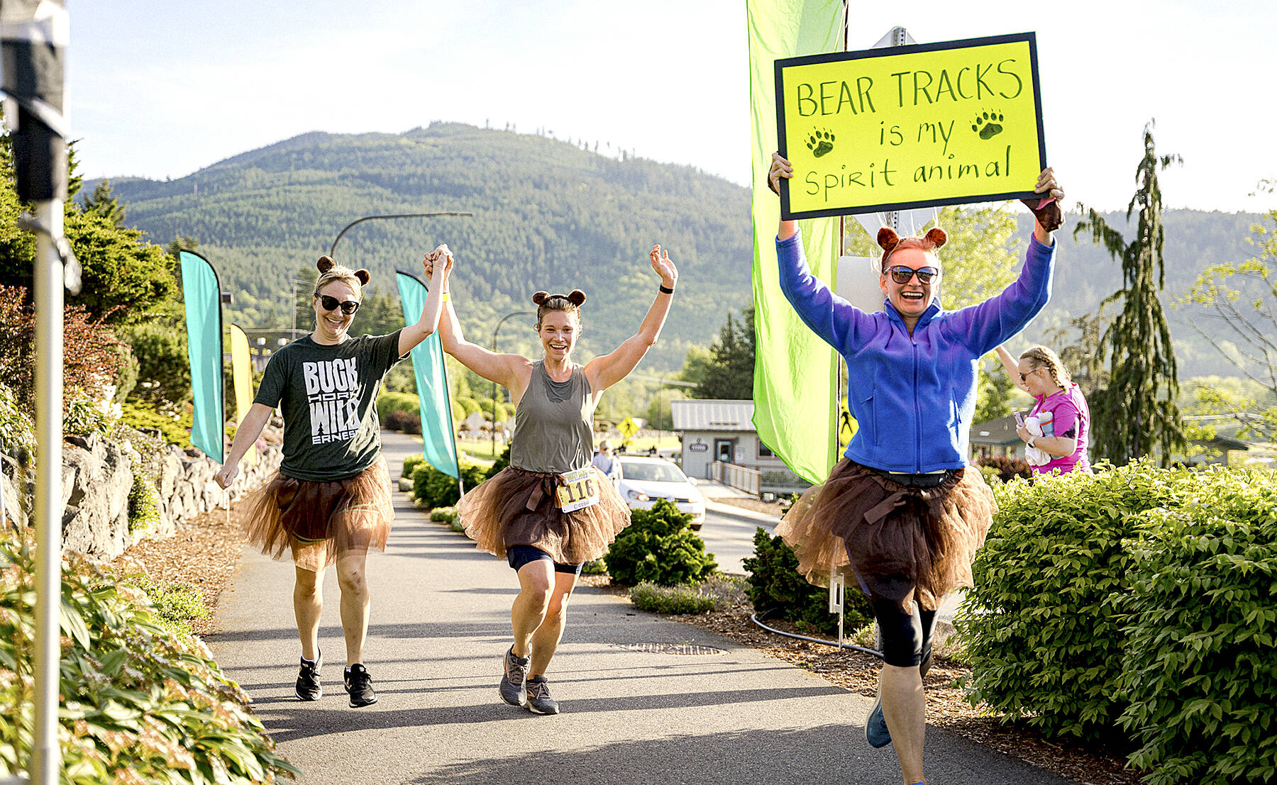 Members of the Bear Tracks team compete at the third Frosty Moss Relay Race in May 2021. A total of 44 teams competed in the event held by Peninsula Adventure Sports.
Matt Sagen/Cascadia Films
