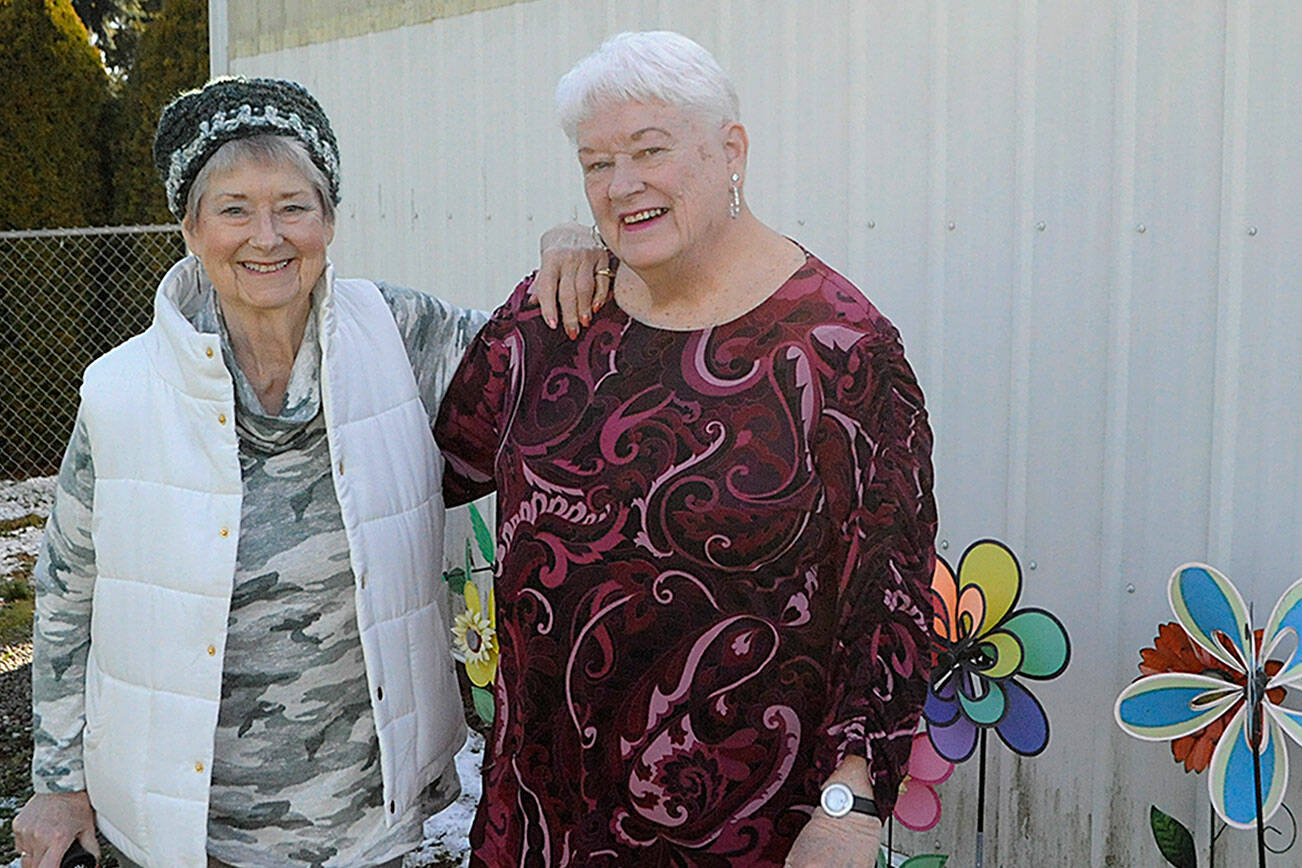 Matthew Nash/Olympic Peninsula News Group 
Sisters Barbara Miller and Bobbie Dahm look to expand the Sequim Senior Singles program to include more participants.